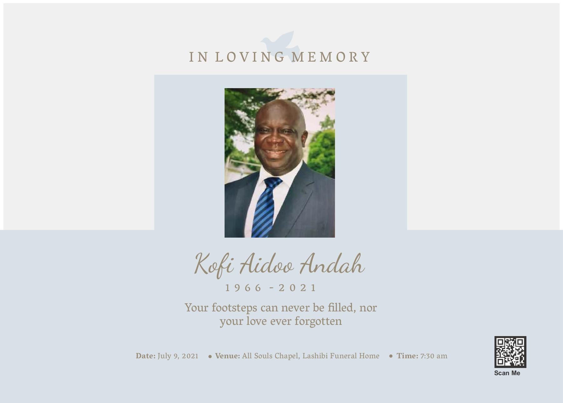 Kofi Aidoo Andah funeral book - Late kofi aidoo-Papa aidoo-Koﬁ ...